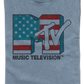Stars And Stripes MTV Comfort Colors Brand T-Shirt