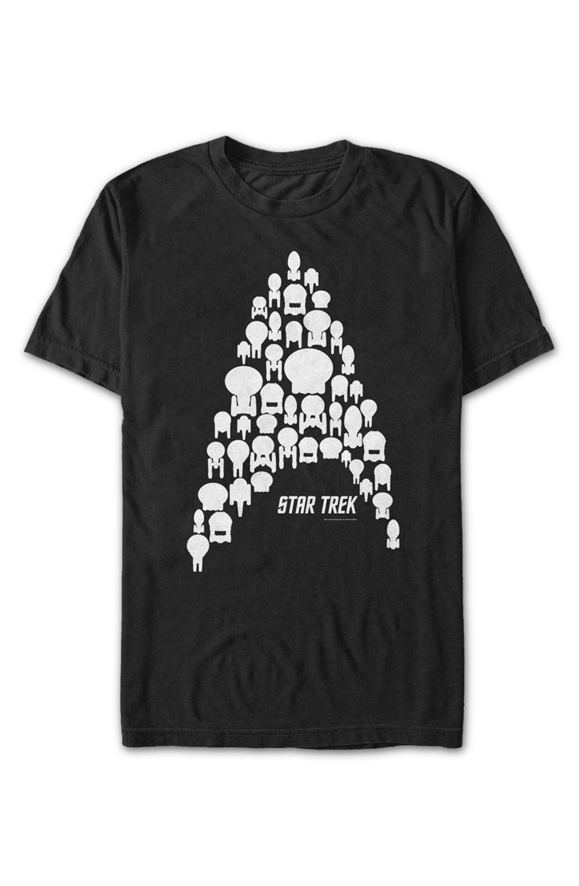 Starships Creating Starfleet Logo Star Trek T-Shirt