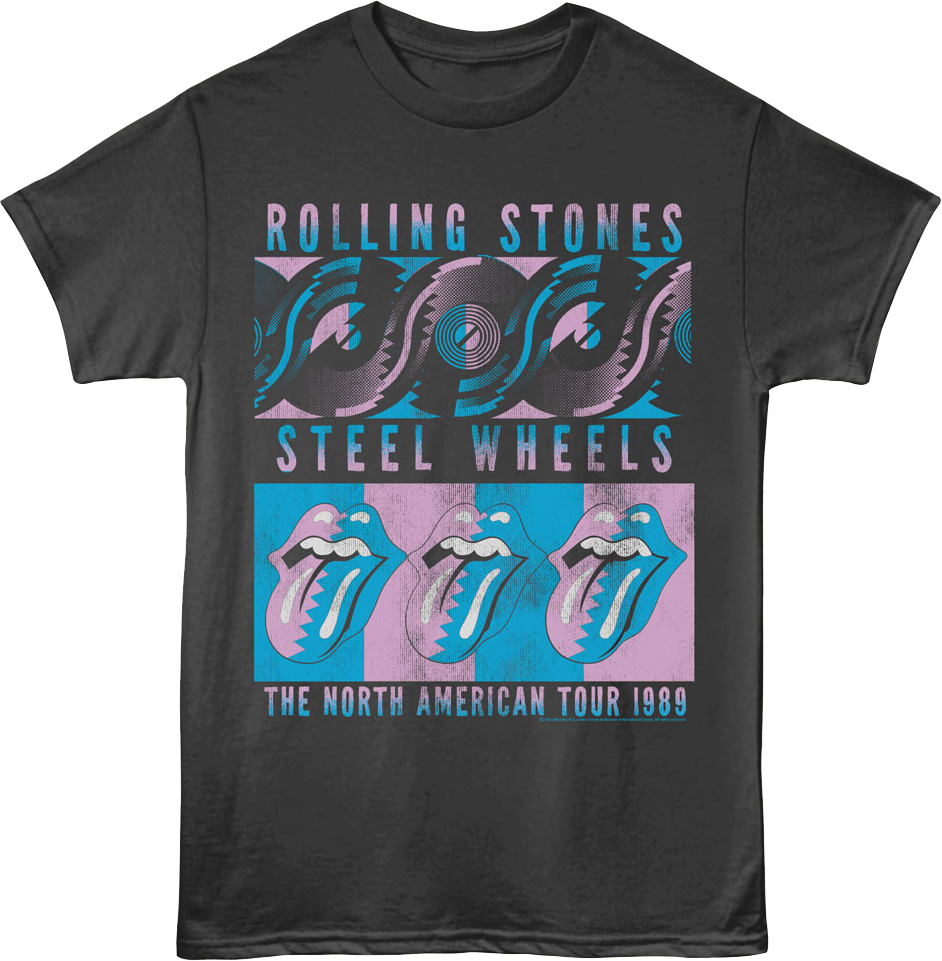 Steel Wheels North American Tour 1989 Rolling Stones T-Shirt