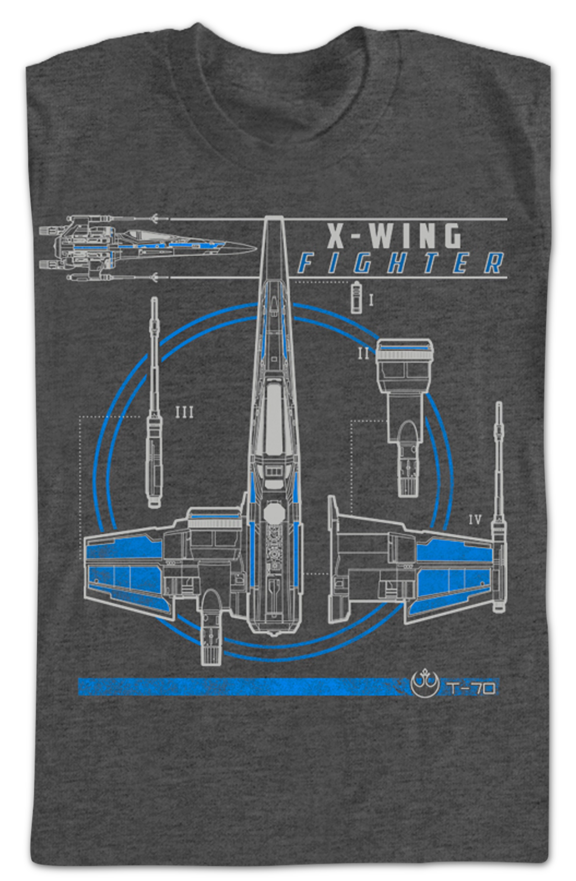 T-70 X-Wing Fighter Star Wars T-Shirt