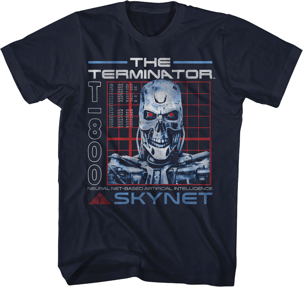 T-800 Endoskelton Terminator T-Shirt