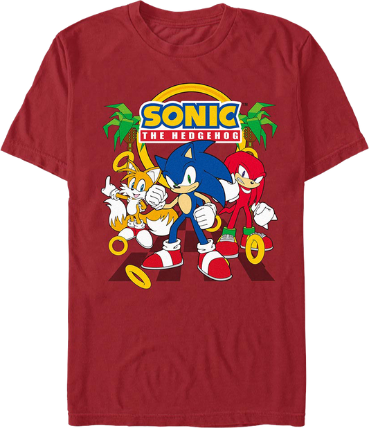 Tails, Knuckles & Sonic The Hedgehog T-Shirt