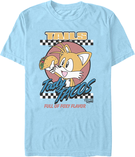 Tails Tasty Tacos Sonic The Hedgehog T-Shirt