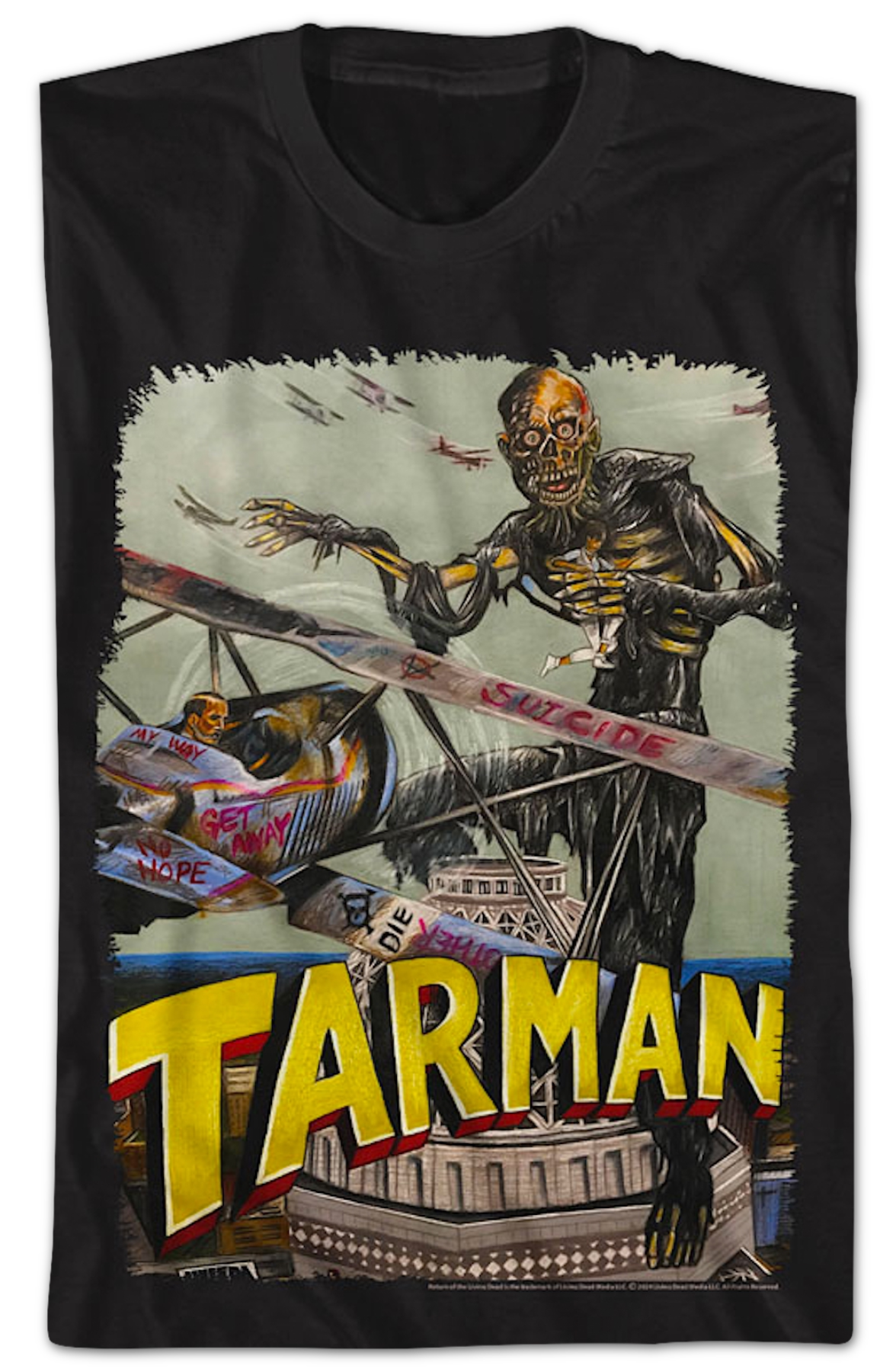 Tarman Kong Poster Return Of The Living Dead T-Shirt