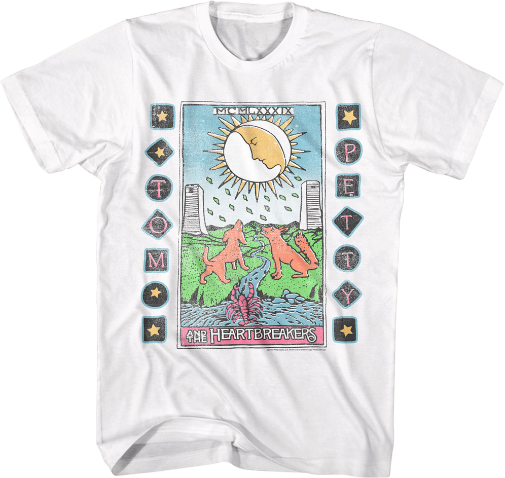 Tarot Card Tom Petty And The Heartbreakers T-Shirt