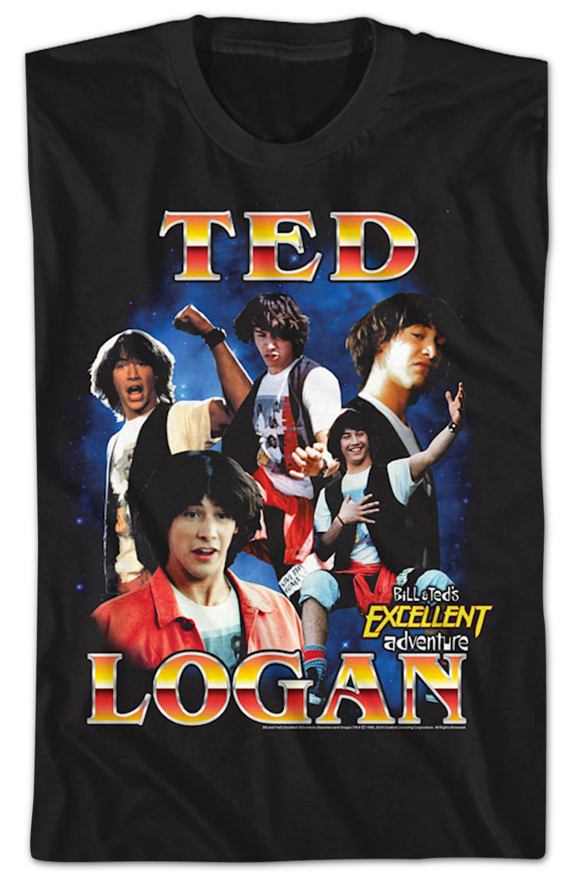 Ted Logan Collage Bill & Ted's Excellent Adventure T-Shirt