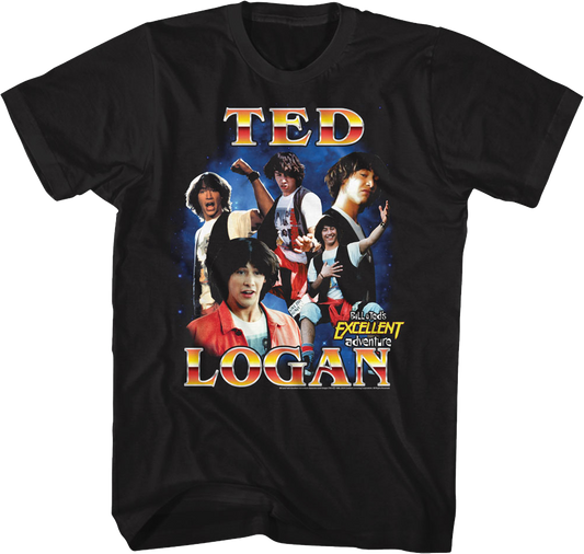 Ted Logan Collage Bill & Ted's Excellent Adventure T-Shirt