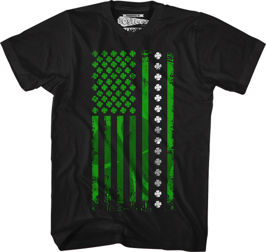 Shamrock Flag St. Patrick's Day T-Shirt