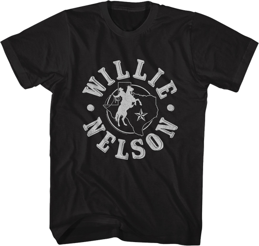 Texas Cowboy Willie Nelson T-Shirt