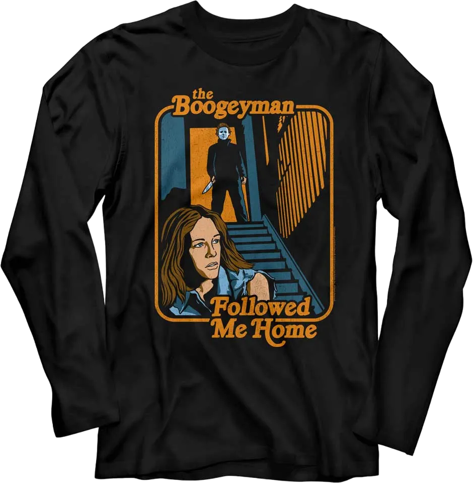 The Boogeyman Followed Me Home Halloween Long Sleeve Shirt