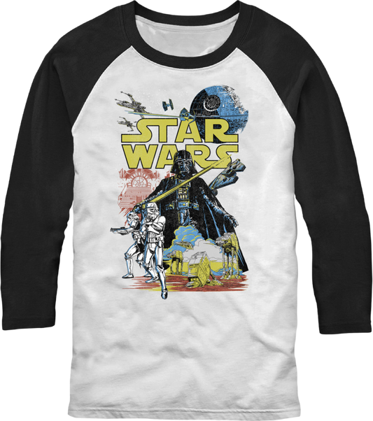 The Empire Strikes Back Star Wars Raglan Baseball Shirt