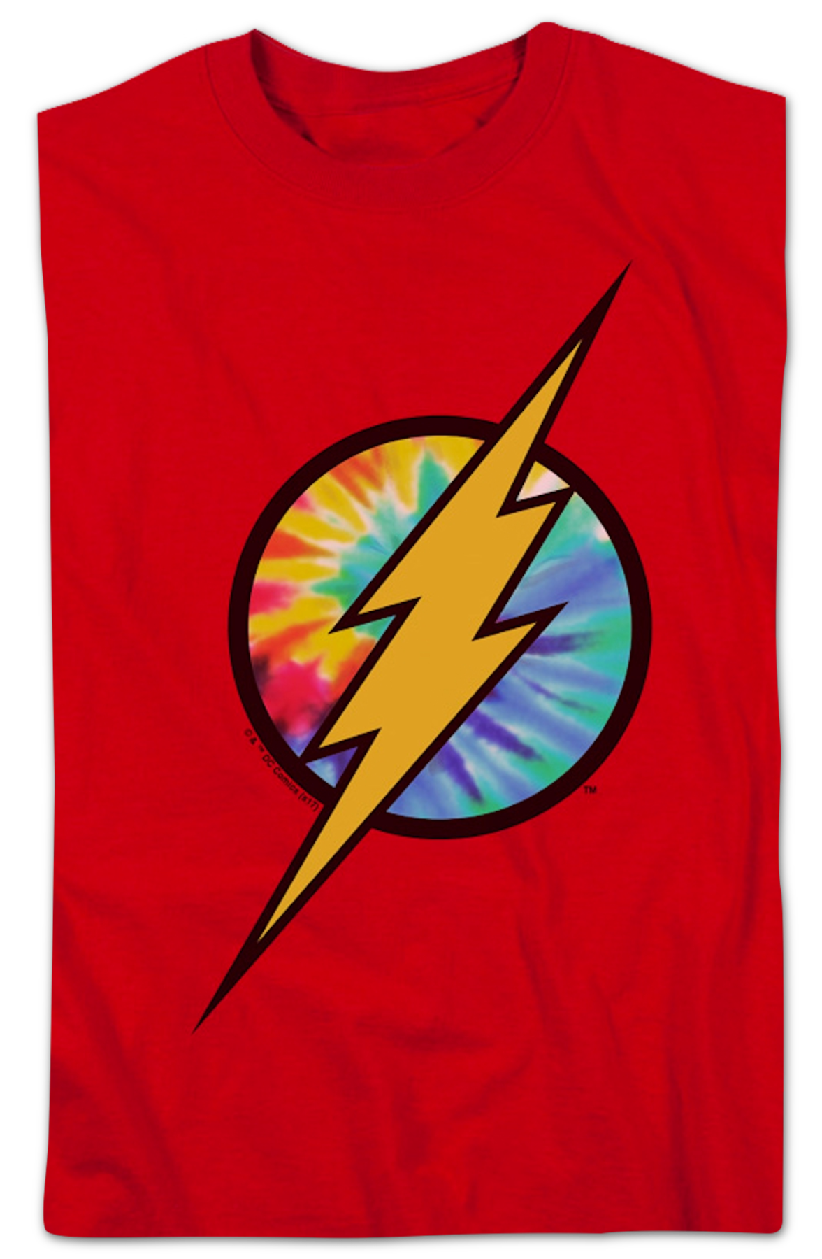 The Flash Tie Dye Logo DC Comics T-Shirt