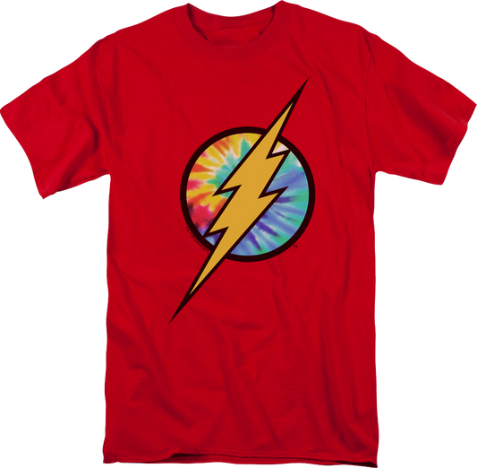 The Flash Tie Dye Logo DC Comics T-Shirt