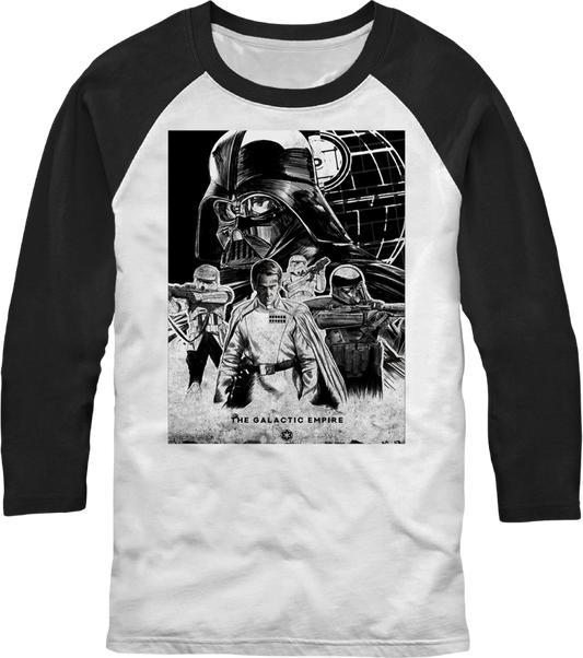 The Galactic Empire Star Wars Raglan Baseball Shirt