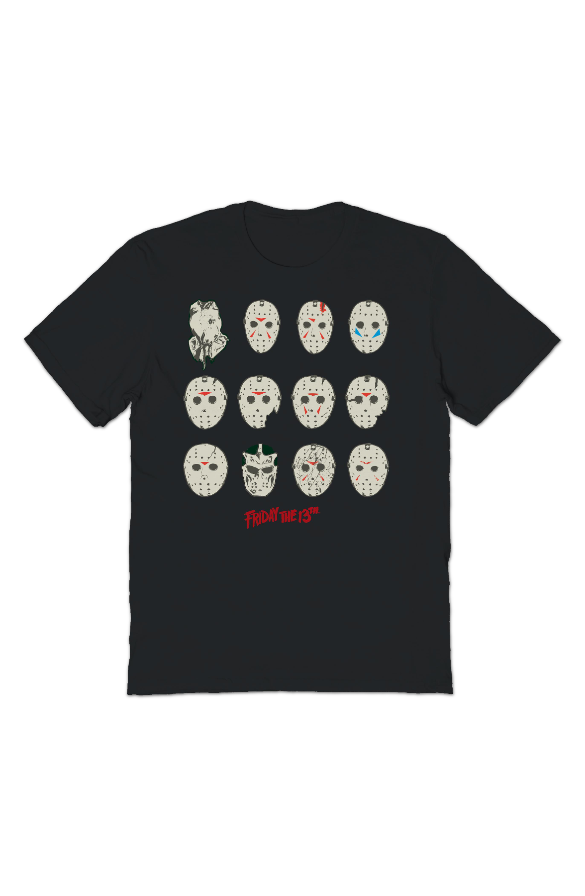 The Masks Of Jason Voorhees Friday The 13th T-Shirt