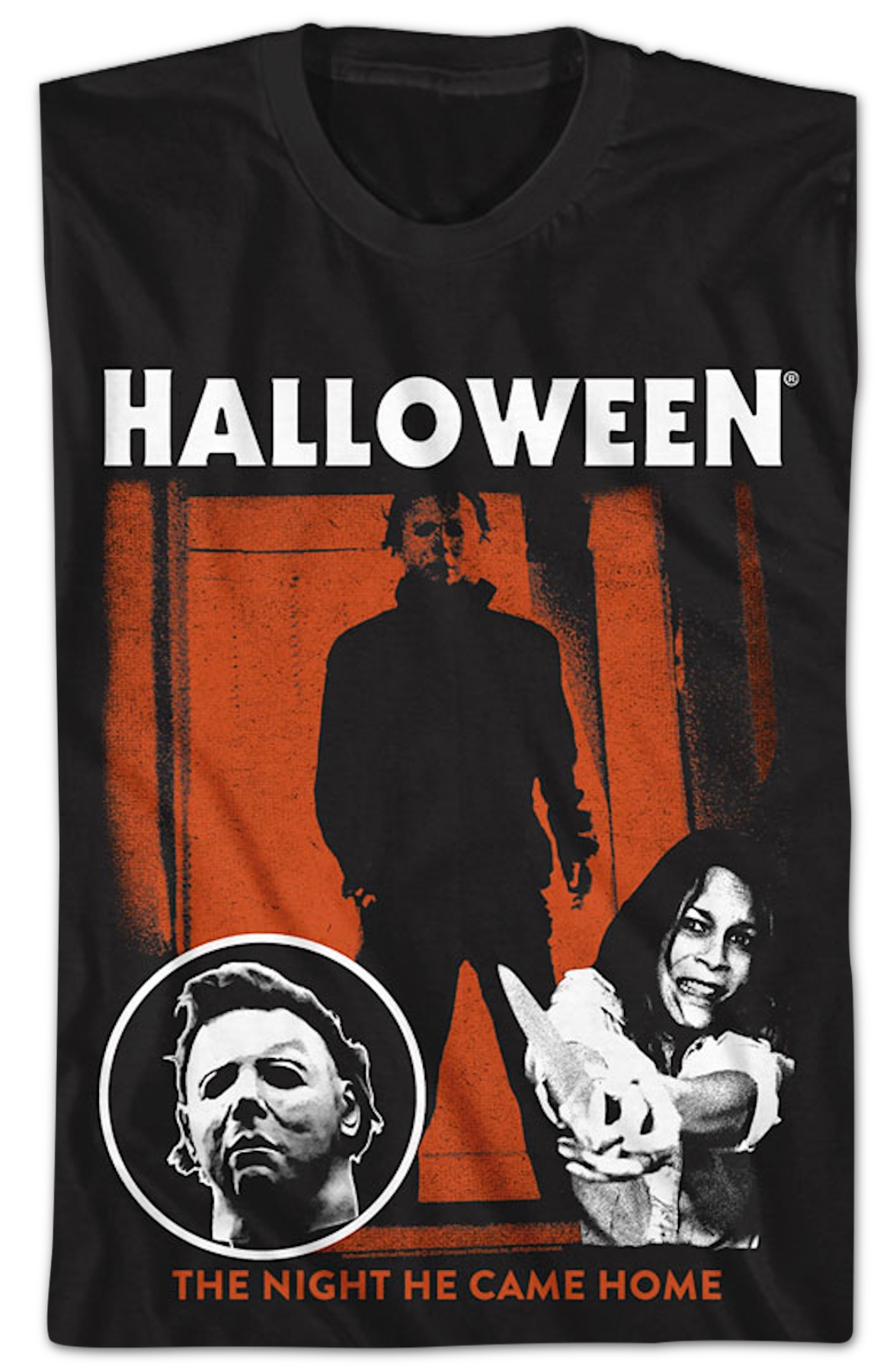 The Night He Came Home Collage Halloween T-Shirt