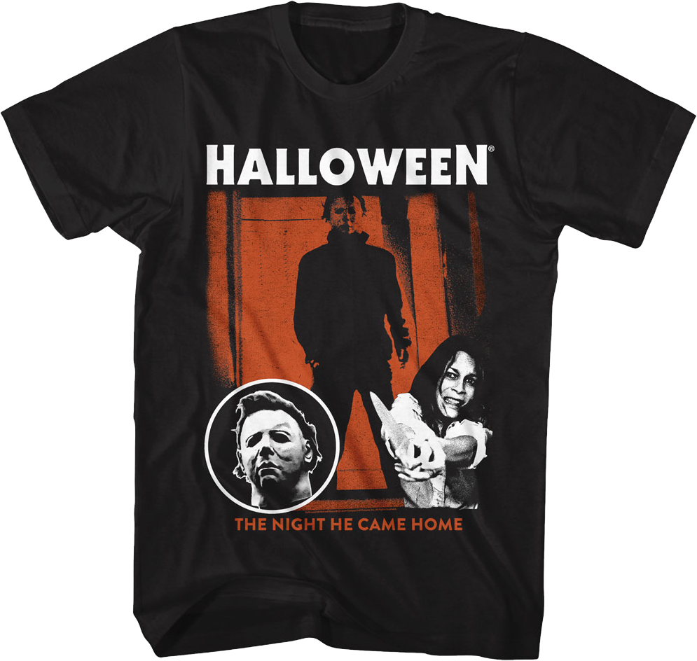 The Night He Came Home Collage Halloween T-Shirt