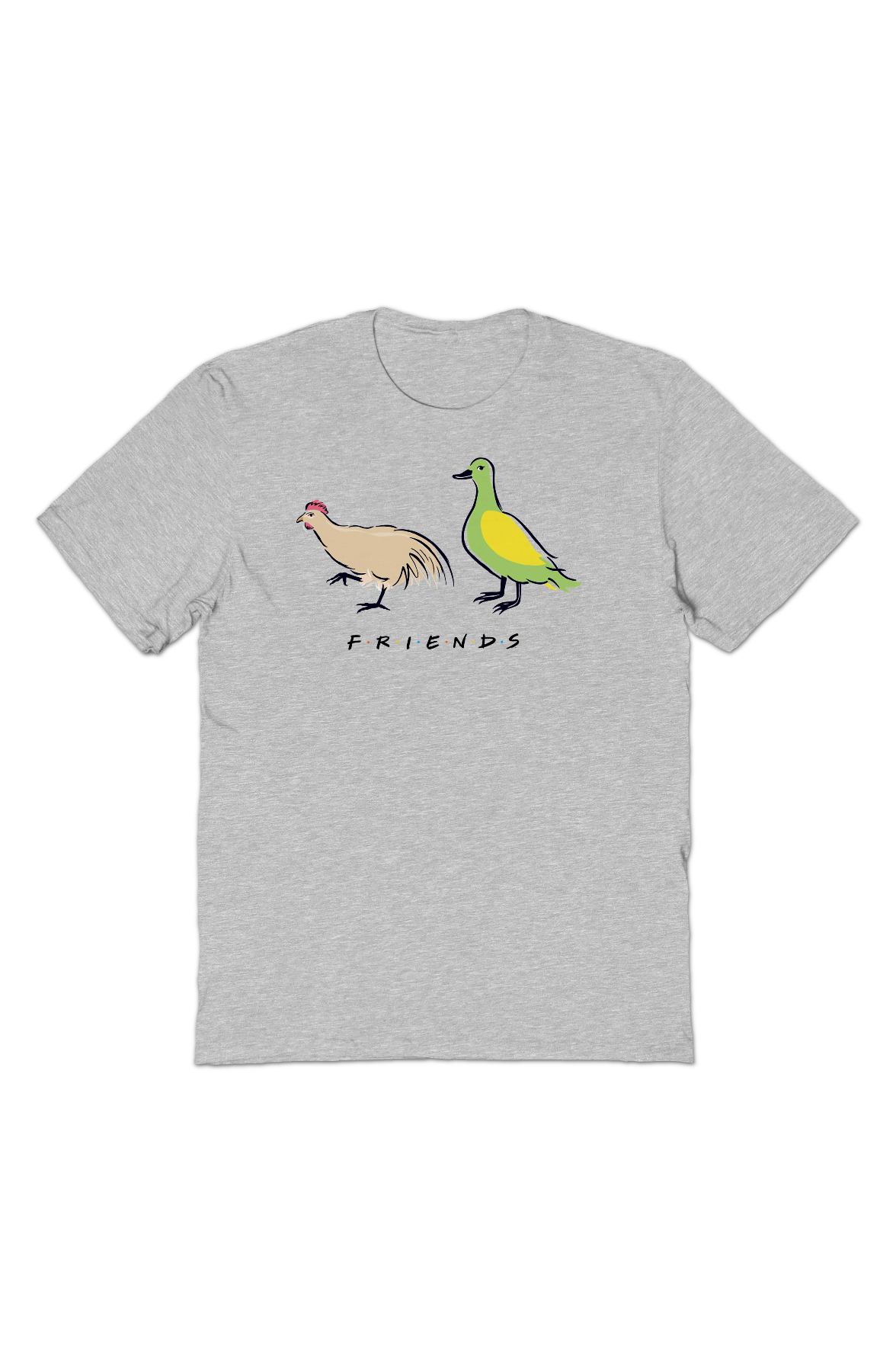 A Chicken And A Duck Friends T-Shirt