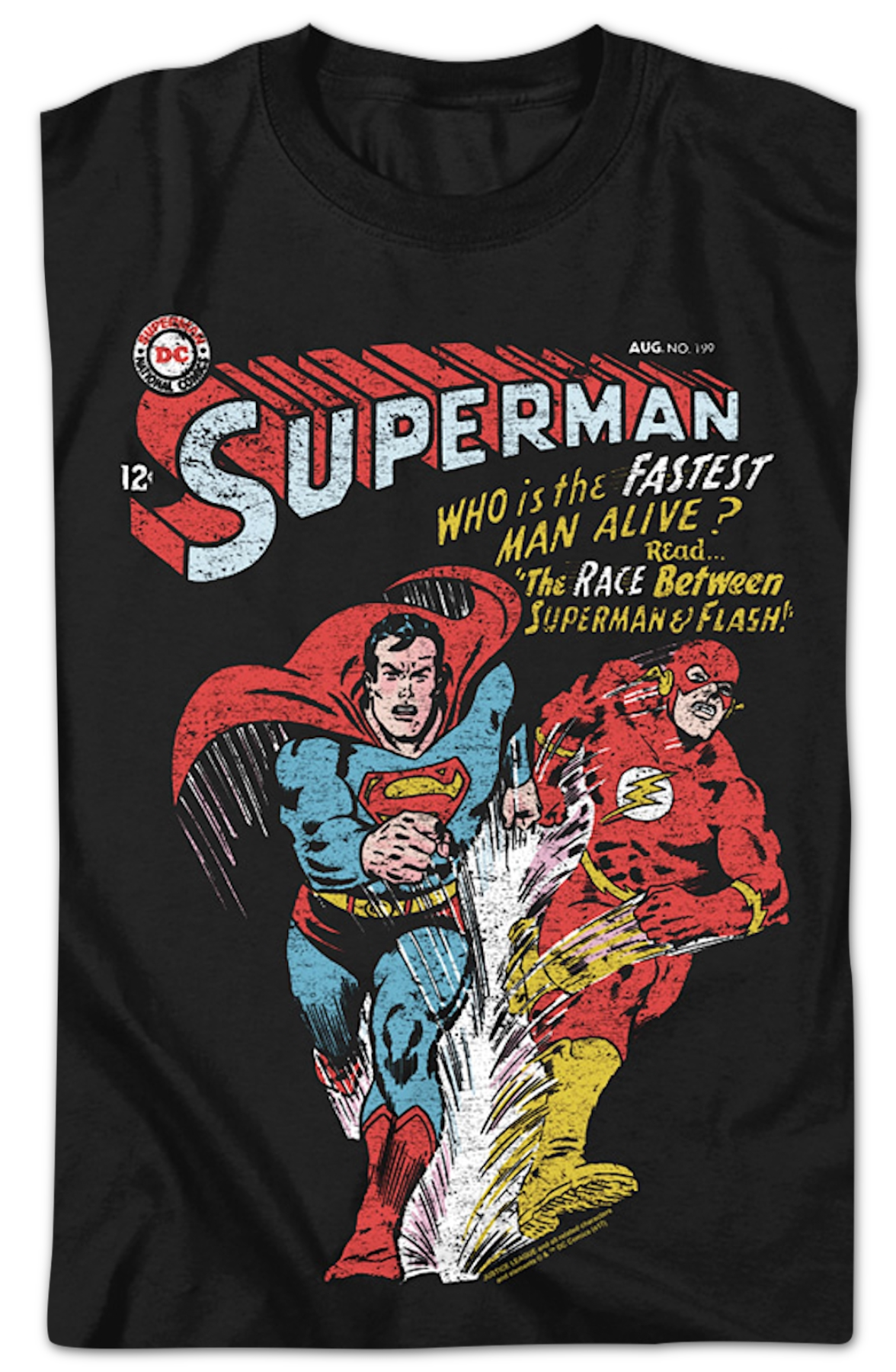 The Race Between Superman & Flash DC Comics T-Shirt