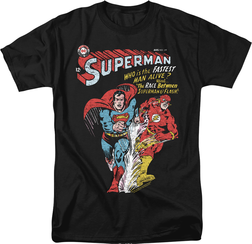 The Race Between Superman & Flash DC Comics T-Shirt