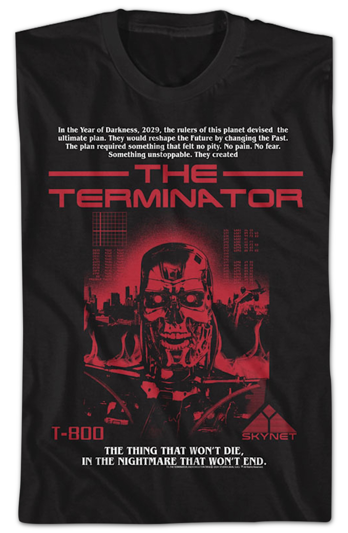 The Thing That Won't Die Terminator T-Shirt