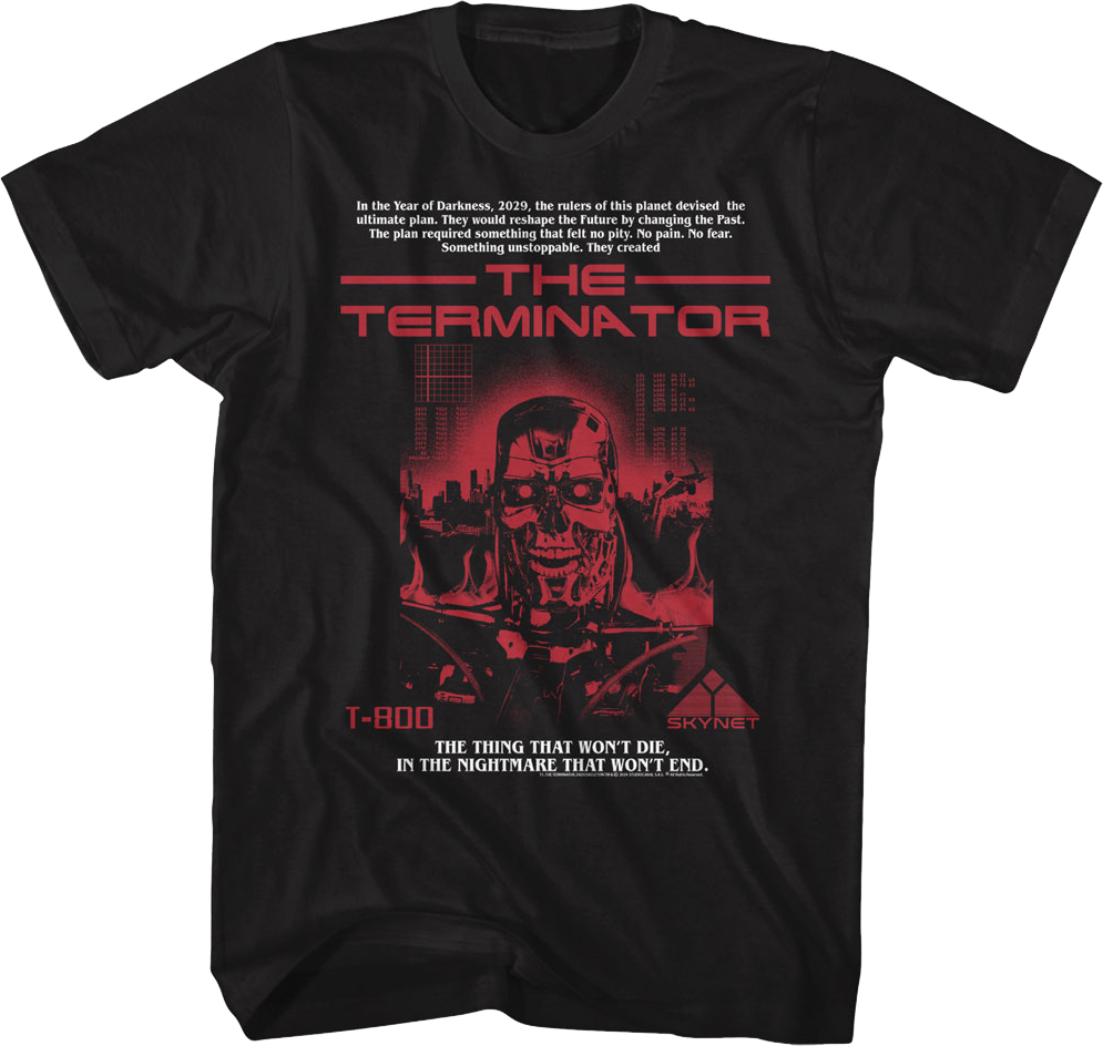 The Thing That Won't Die Terminator T-Shirt