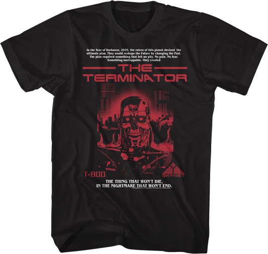 The Thing That Won't Die Terminator T-Shirt