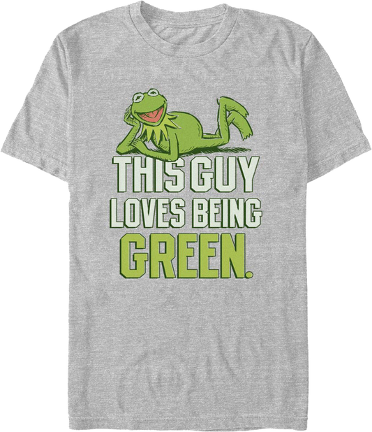 This Guy Loves Being Green Muppets T-Shirt
