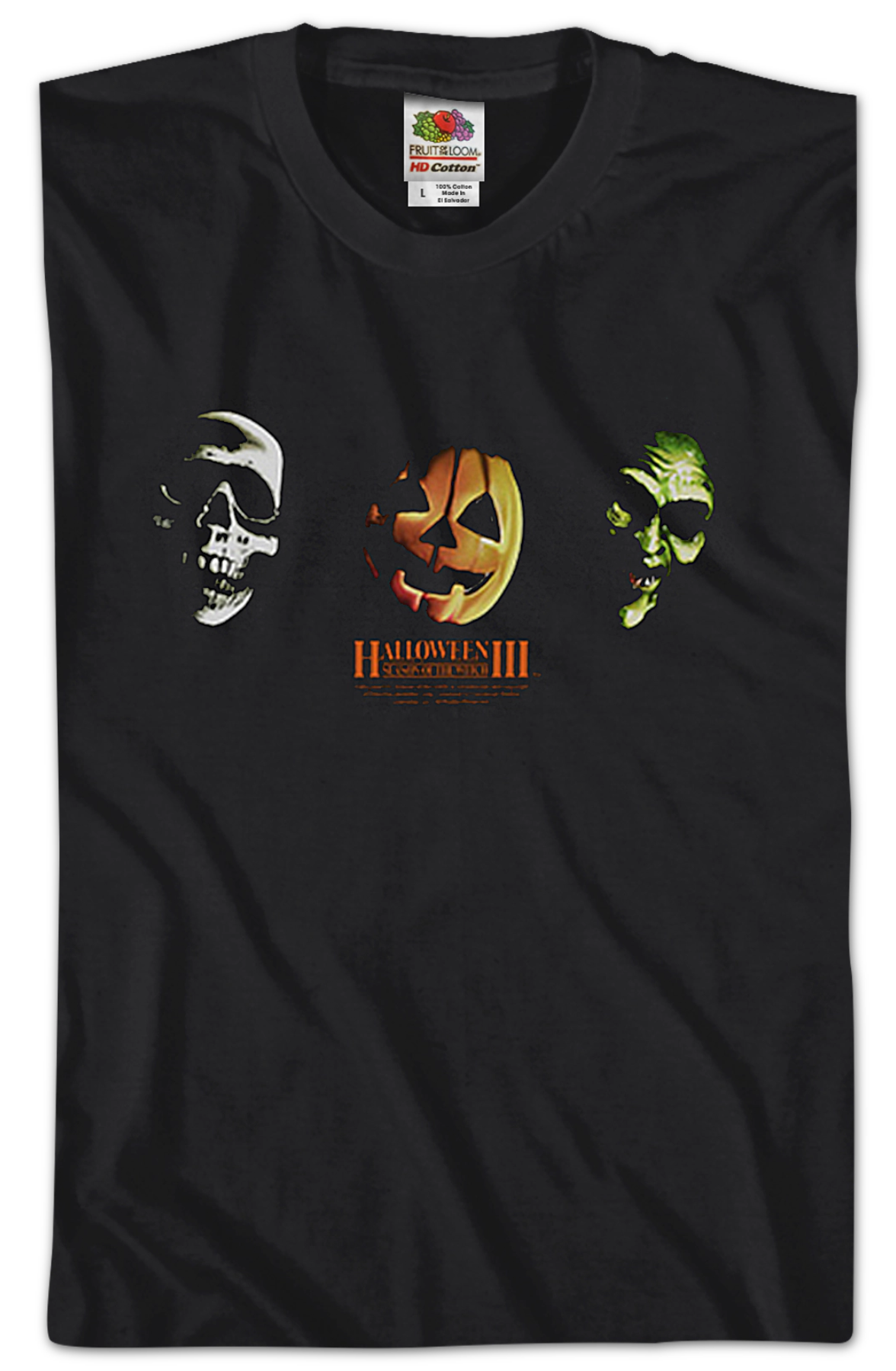 Three Scary Masks Halloween III Season of the Witch T-Shirt