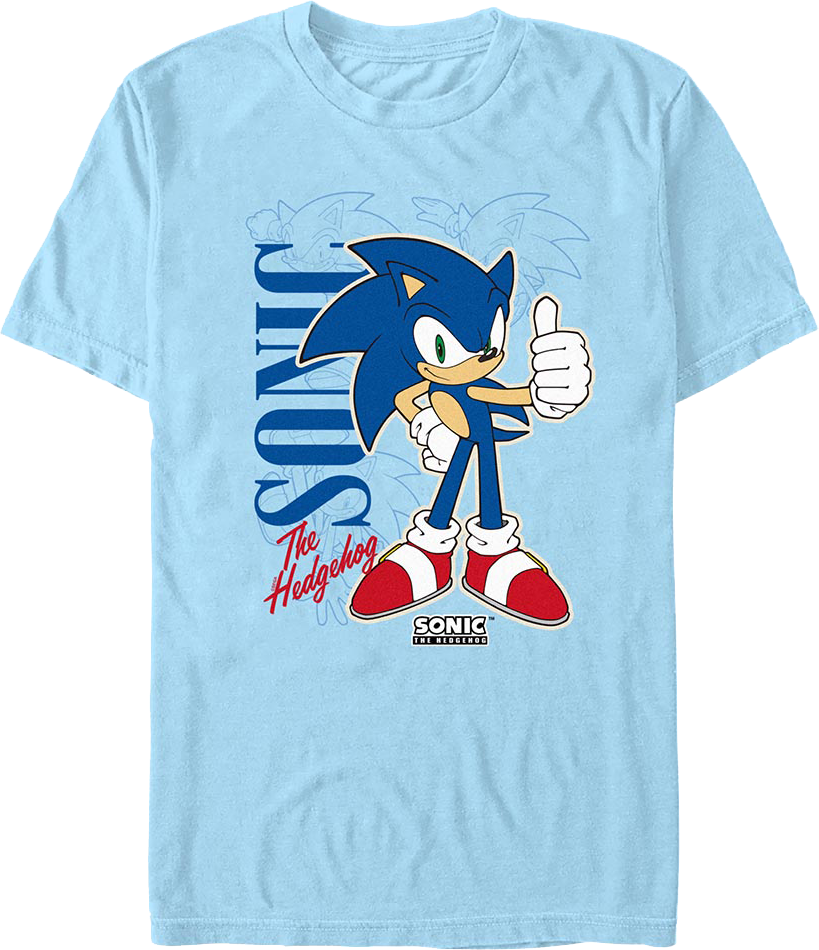 Thumbs Up Sonic The Hedgehog T-Shirt