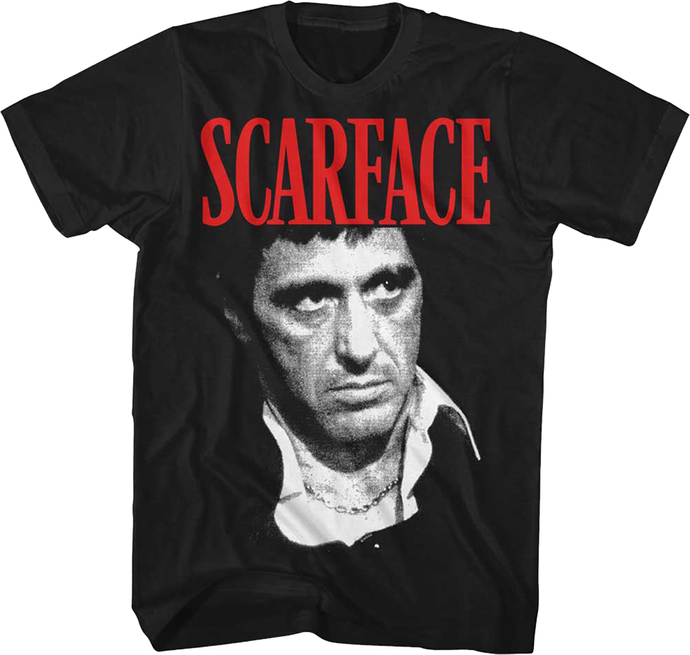 Tony Montana Close-Up Scarface T-Shirt