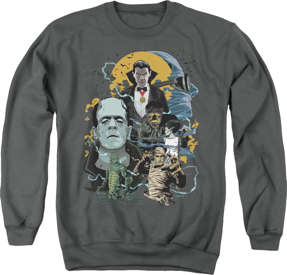 Universal Monsters Collage Sweatshirt