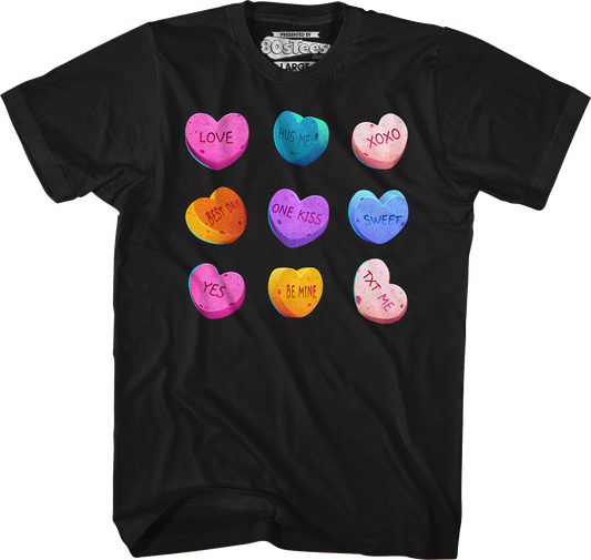 Valentine's Day Candy Hearts T-Shirt