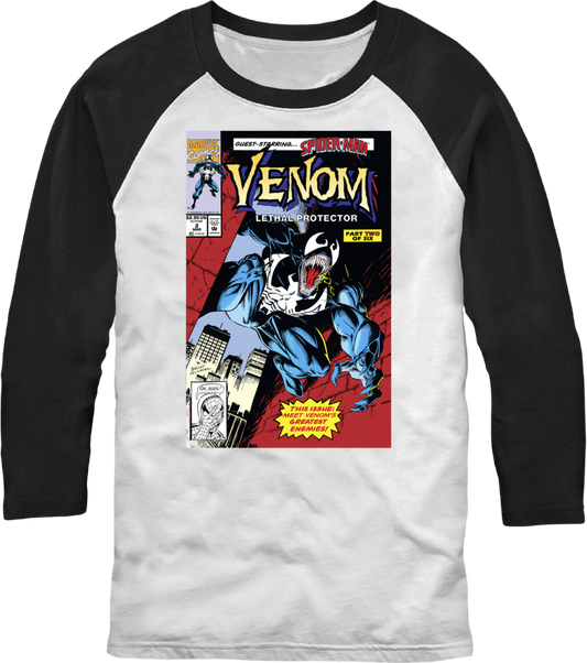 Venom Lethal Protector Part Two Raglan Baseball Shirt