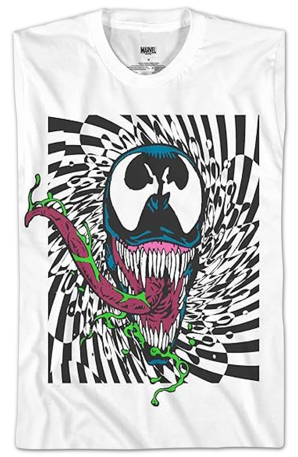 Venom Retro Illusion Marvel Comics T-Shirt
