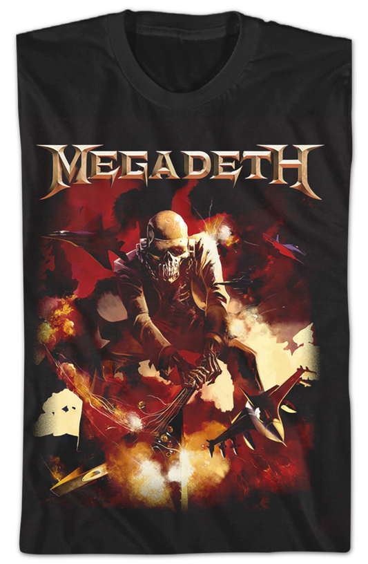 Vic Rattlehead's Guitar Megadeth T-Shirt