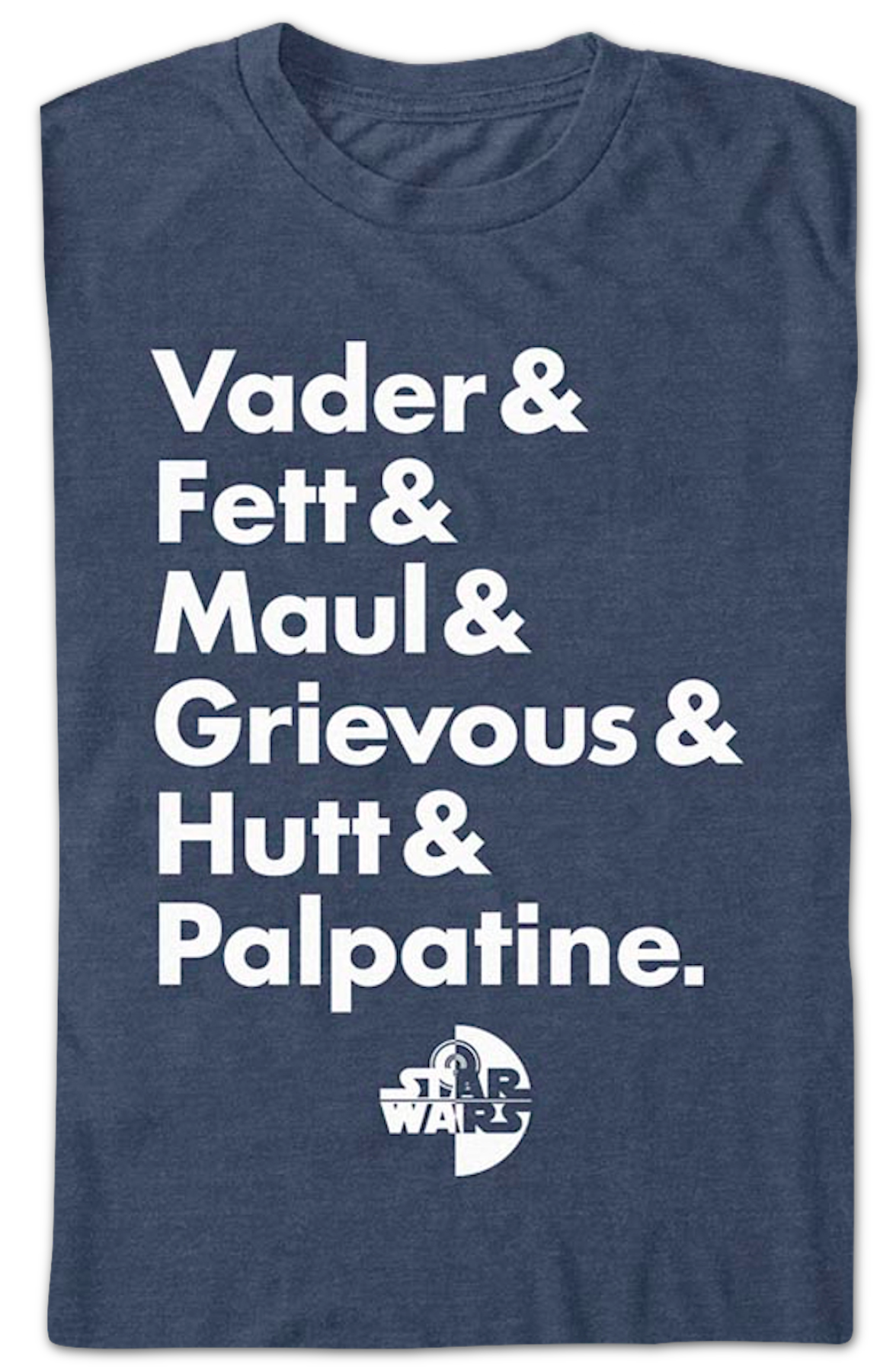 Villain Names Star Wars T-Shirt