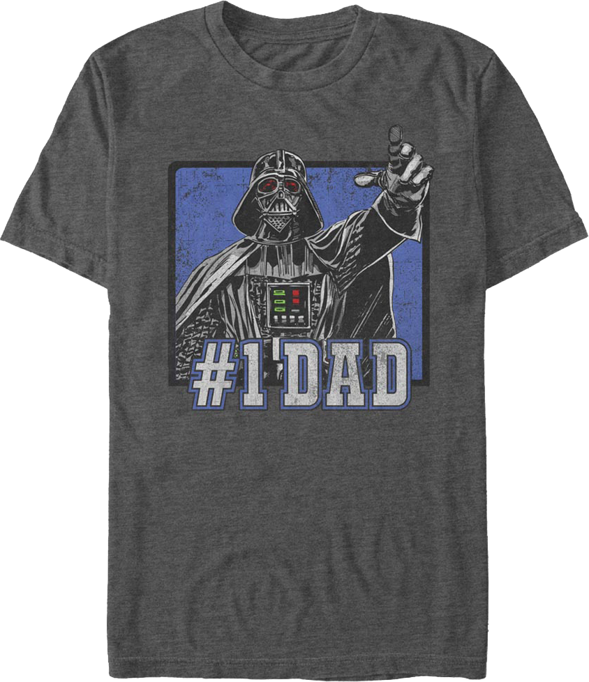 Vintage #1 Dad Darth Vader Star Wars T-Shirt