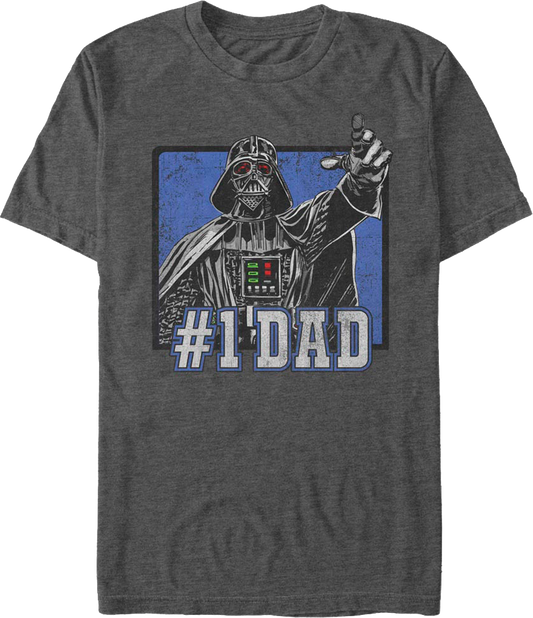 Vintage #1 Dad Darth Vader Star Wars T-Shirt