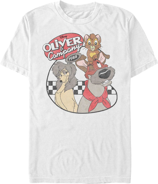 Vintage 1988 Oliver and Company Disney T-Shirt