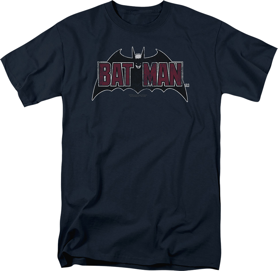 Vintage Blue Batman Logo DC Comics T-Shirt