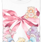 Vintage Bow Care Bears Crop Top