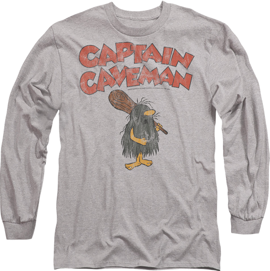 Vintage Captain Caveman Long Sleeve Shirt