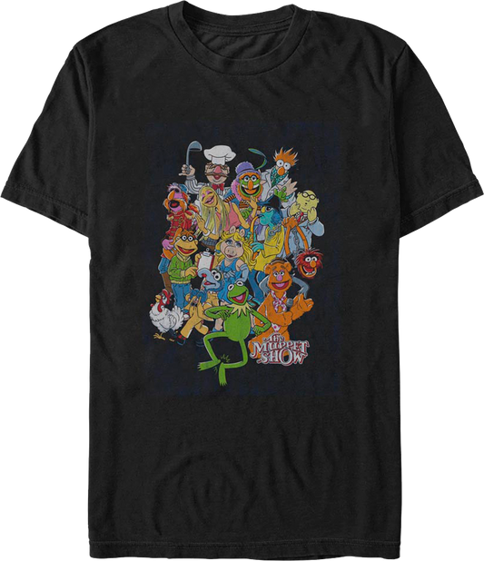 Vintage Cast Photo Muppets T-Shirt