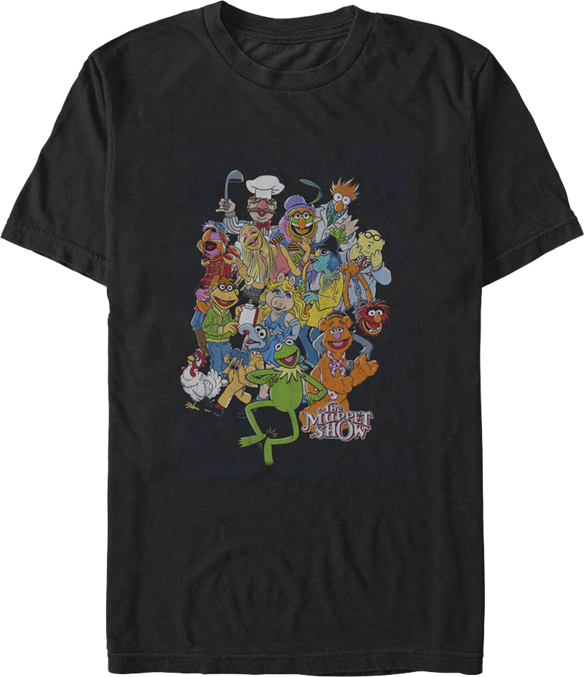 Vintage Cast Photo Muppets T-Shirt