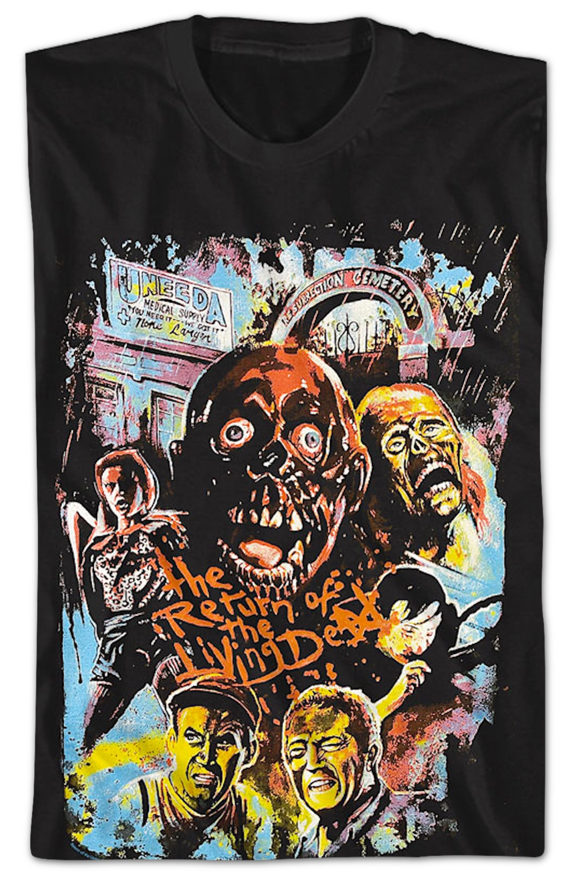 Vintage Collage Return Of The Living Dead T-Shirt