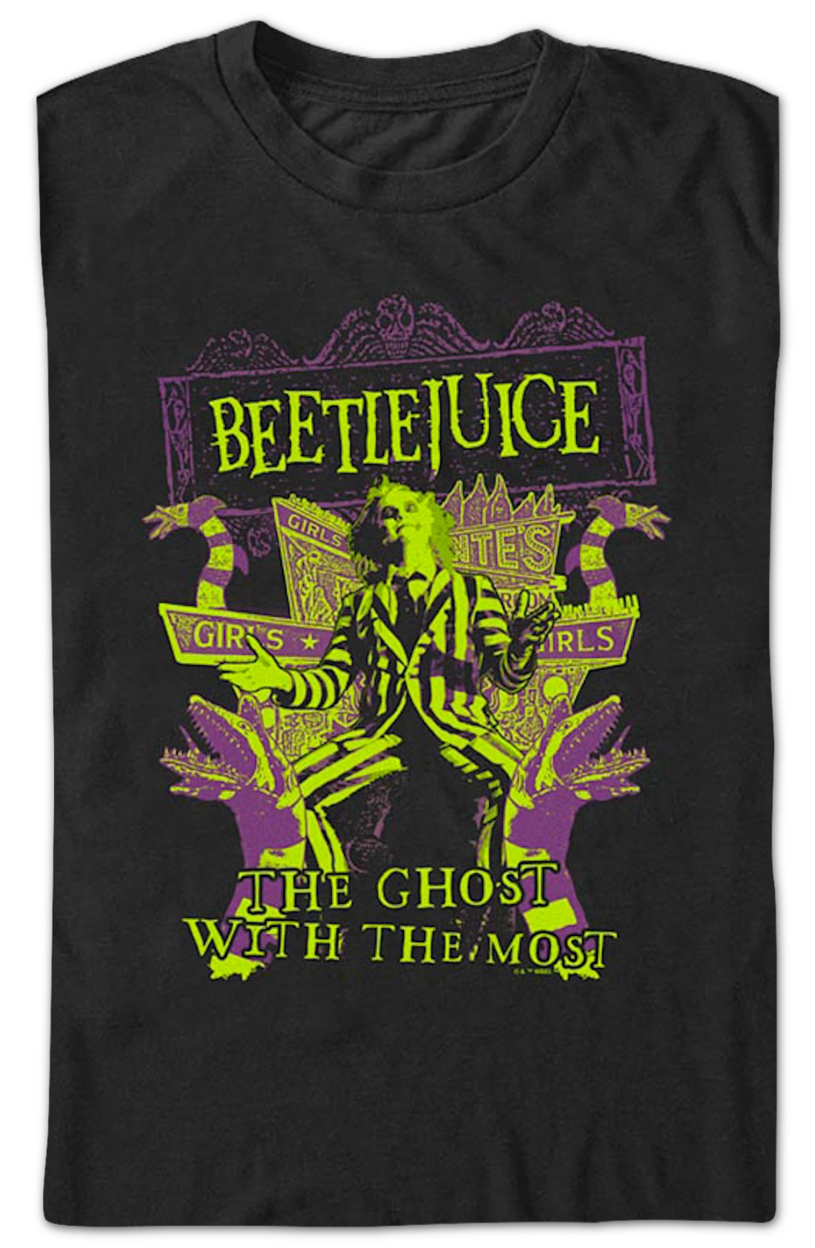 Vintage Ghost With The Most Beetlejuice T-Shirt