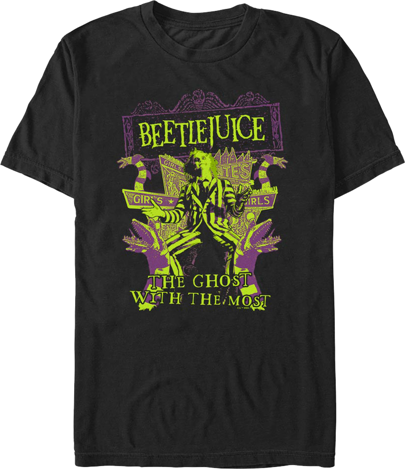 Vintage Ghost With The Most Beetlejuice T-Shirt