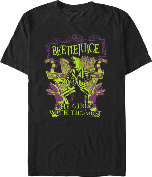 Vintage Ghost With The Most Beetlejuice T-Shirt