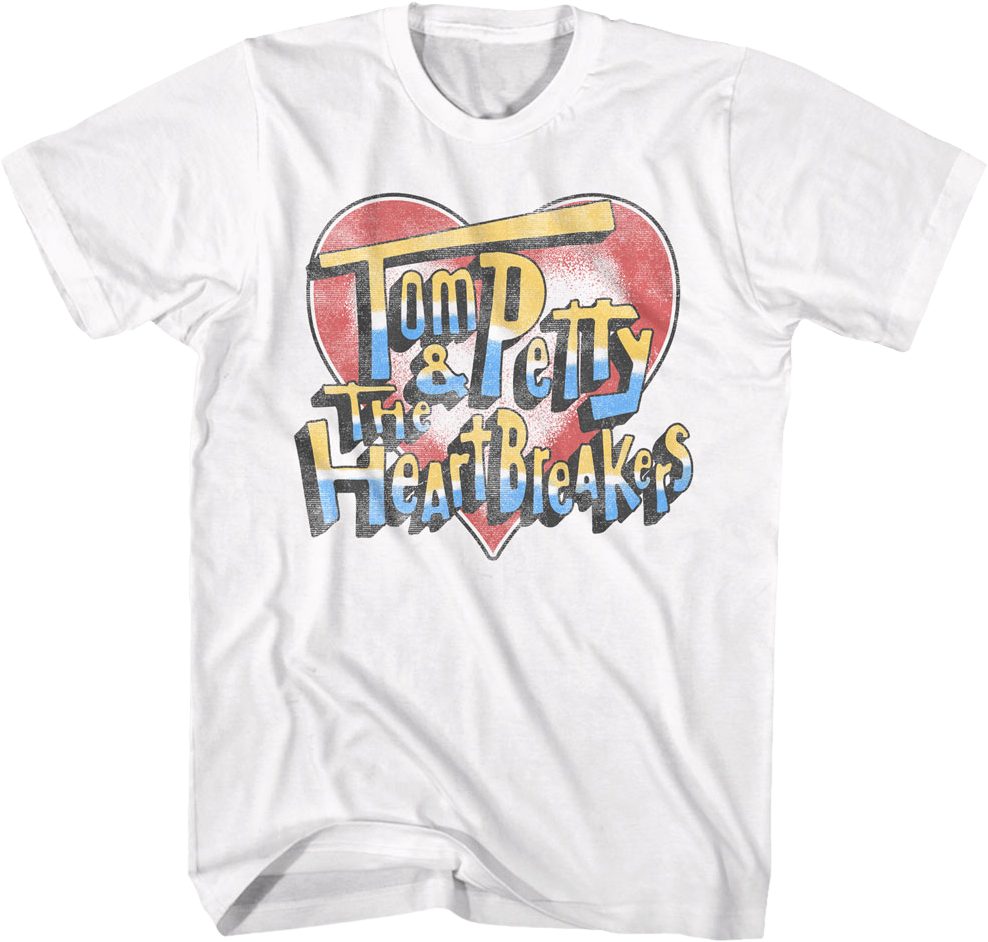 Vintage Heart Tom Petty & The Heartbreakers T-Shirt